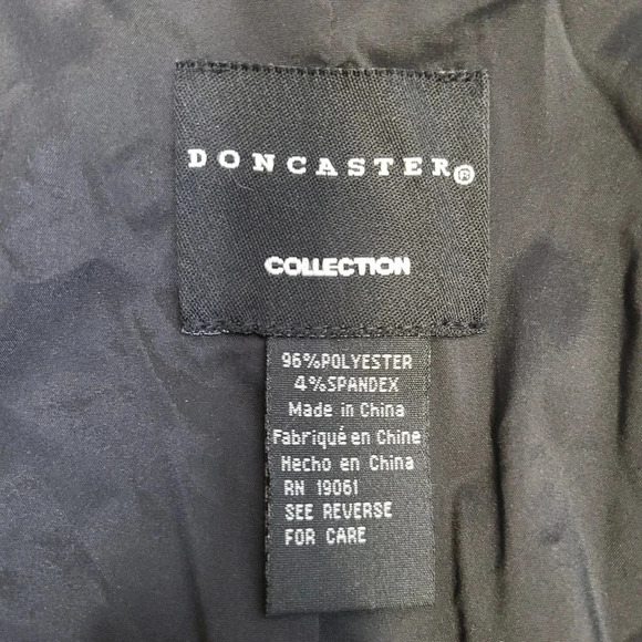 Doncaster Collection Black Sequins Sequined Blazer Jacket 18 Holiday Evening - Picture 13 of 16